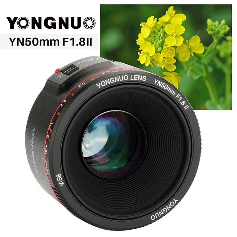 Ống kính Yongnuo 50mm F1.8 Mark II for Canon