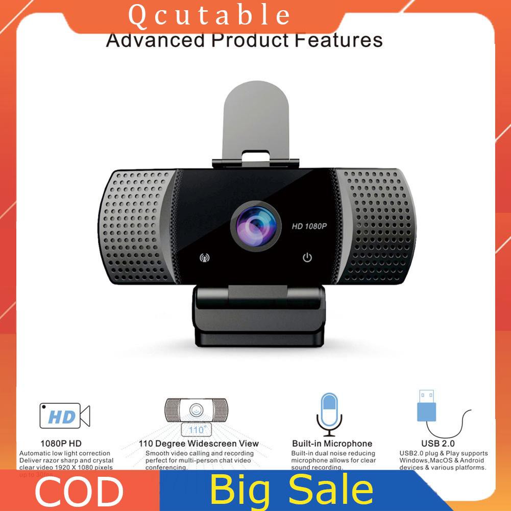 Webcam 1080 Hd Có Mic Cho Máy Tính