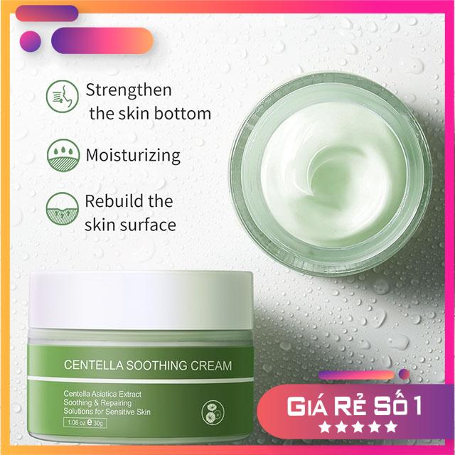Kem Dưỡng Da Chiết Xuất Rau Má Dưỡng Ẩm Không Gây Dị Ứng Skin Ever - 30g