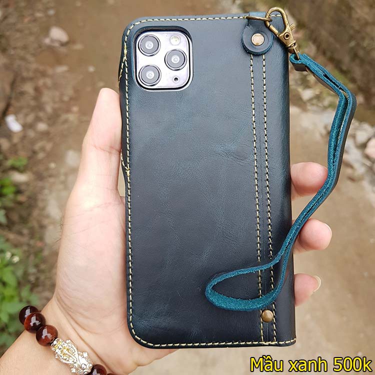 bao da da bò cao cấp iphone 11 (6.1 inch) | BigBuy360 - bigbuy360.vn