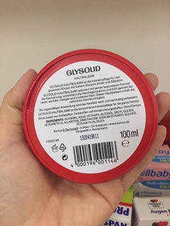 Kem dưỡng da GLYSOLID ĐỨC dành cho da cực khô, chàm, á sừng