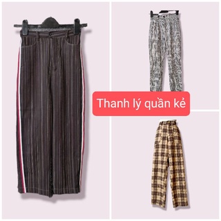 Thanh lý pass quần kẻ sọc caro