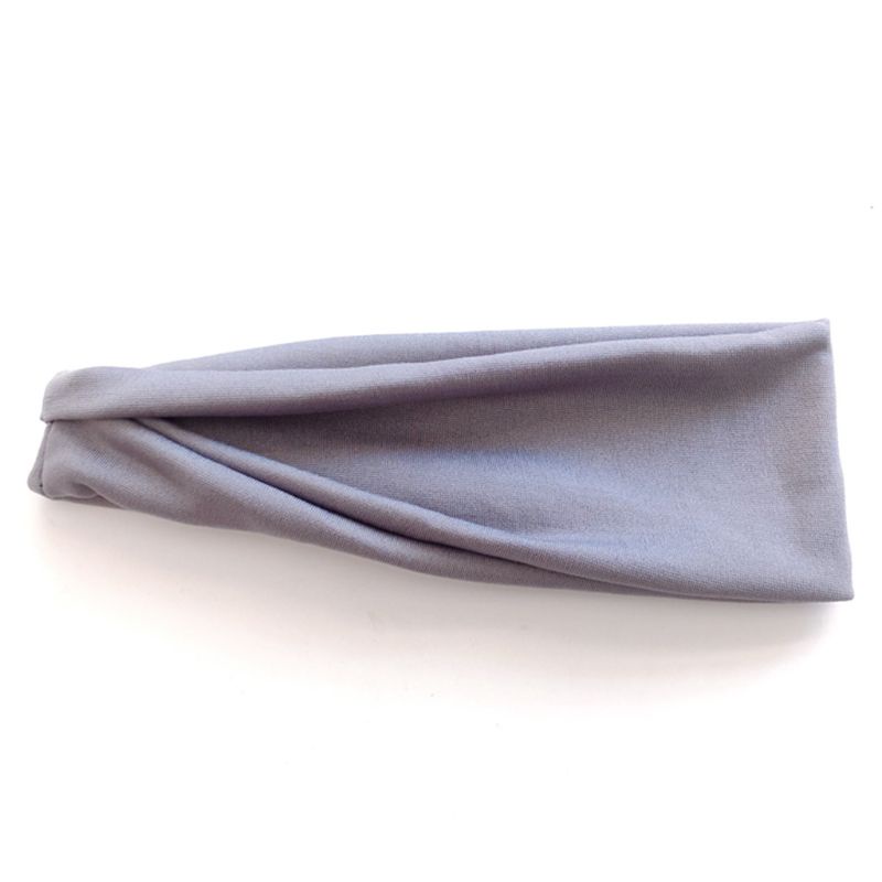 Băng Đô Thể Thao Màu Sắc Trơn Chống Trượt Thấm Hút Mồ Hôi Cho Nam Và Nữ