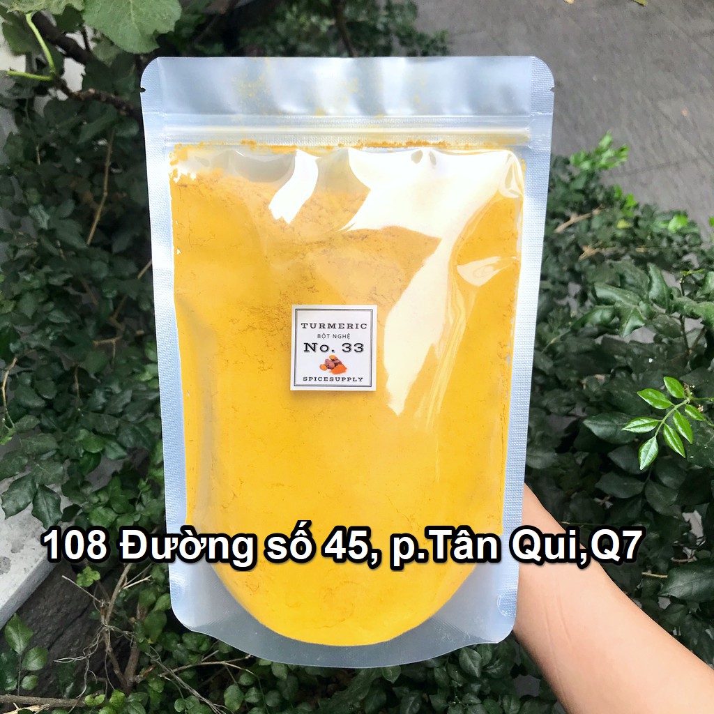 Turmeric powder - Bột nghệ thực phẩm ướp thịt cà ri Sỉ Lẻ 100g hũ 70g