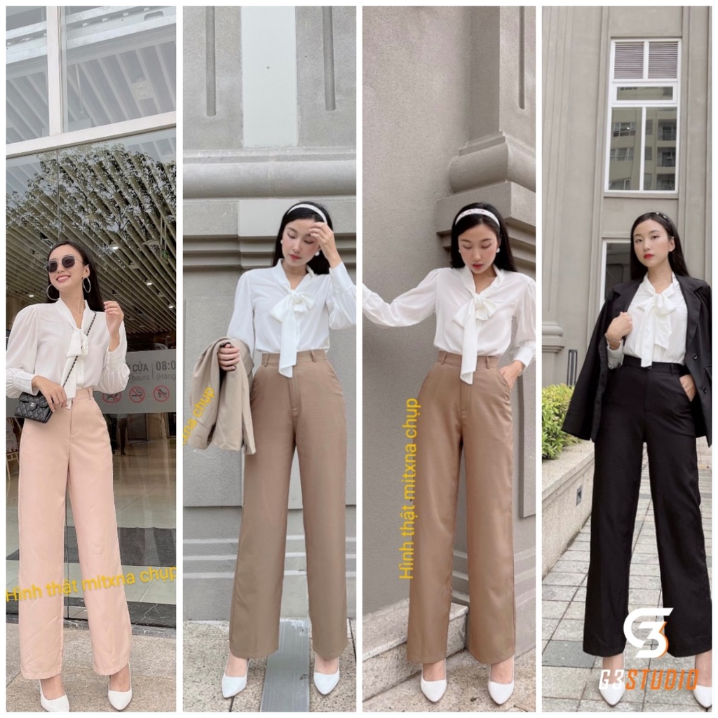 [Mã FAMARAL1 giảm 10K đơn 50K] QUẦN ÔNG RỘNG COTTON LẠNH, HÀNG XỊN, FORM ĐẸP MIỄN CHÊ Q01