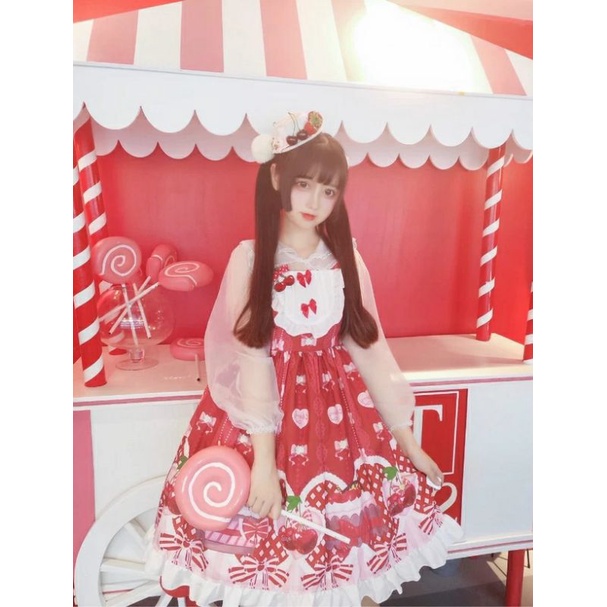 Váy Lolita  Chiều Trà Nhật Bản dễ thương
