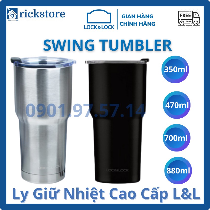 Ly Giữ Nhiệt Lock&Lock ❤️❤️ Swing Tumbler ❤️❤️ LHC4136 LHC4137 LHC4138 LHC4179 [350ml - 470ml - 700ml - 880ml]