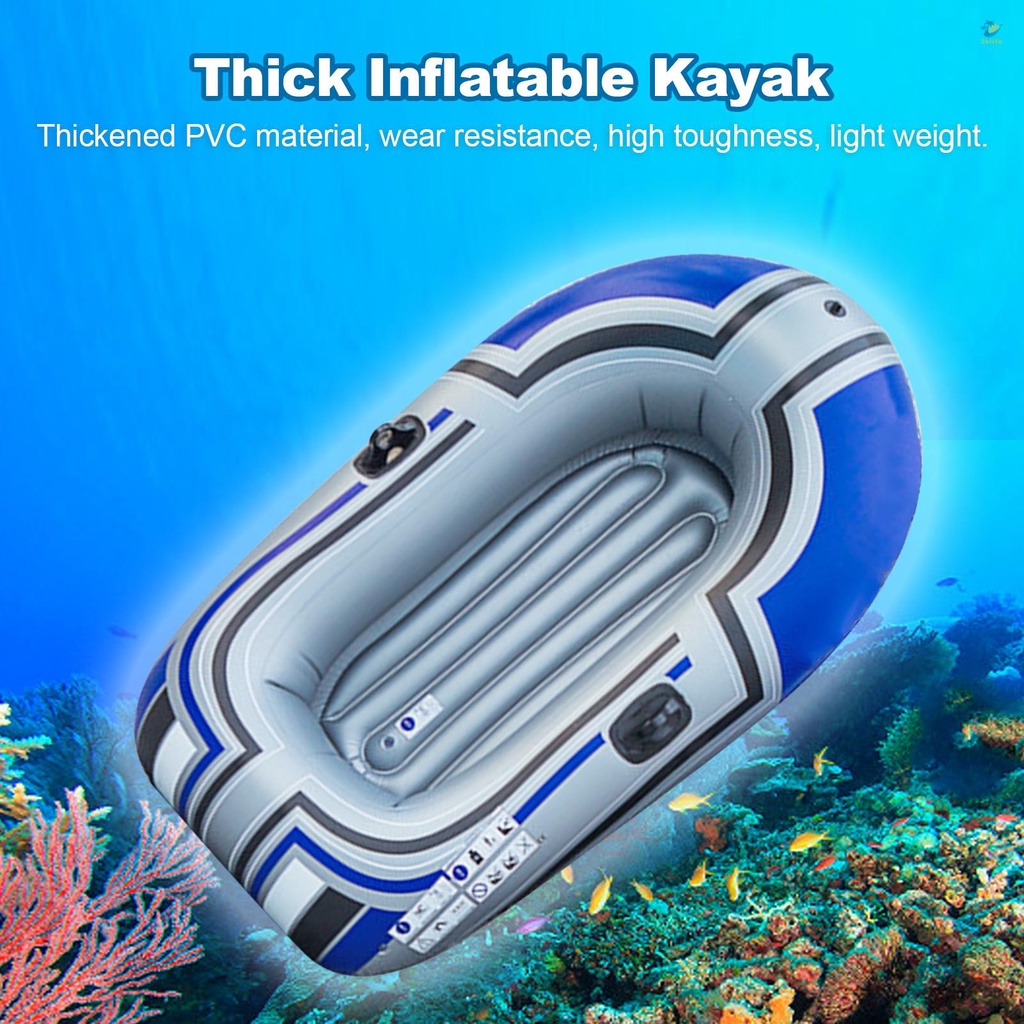 Thuyền câu cá bơm hơi chất liệu dày dặn 150cm tiện dụng