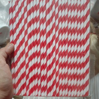 [ Sỉ Giá Tốt ] ống hút giấy phi 6 1 bịch 100 cái