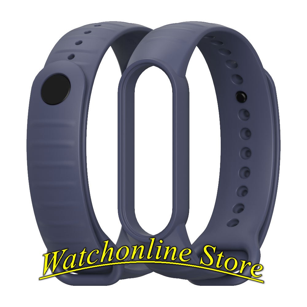New _Dây đeo vân sần Xiaomi Miband 5/6/7 Mijobs
