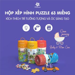 Hộp xếp hình puzzle 63 miếng