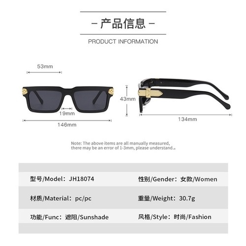 Kính mát vuông mới cho cả nam và nữ năm 2021