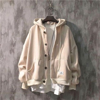 hoodie cài nút