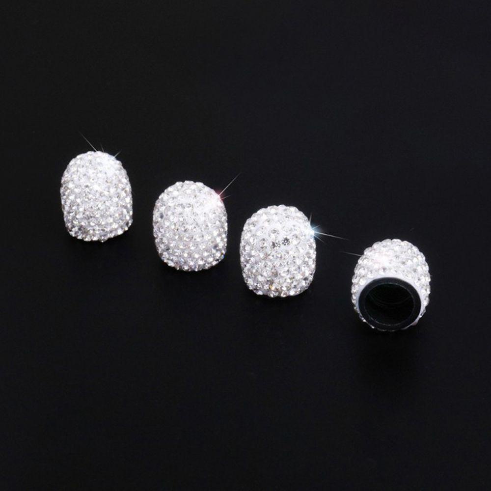 Set 4 Món Đồ Trang Sức Thời Trang|Nắp Van Bánh Xe Đạp / Ô Tô Chất Lượng Cao Tiện Lợi Dễ Sử Dụng