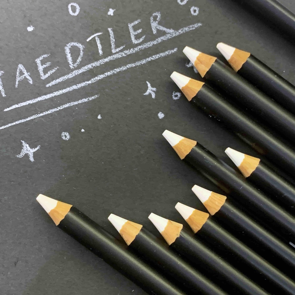 Bút Chì Trắng STAEDTLER Viết Trên Đa Chất Liệu - Chì Đức-Lumocolour Permanent