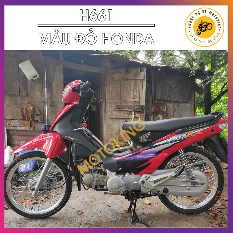 Sơn Samurai màu đỏ honda H661-200 - chai sơn xịt chuyên dụng dành cho sơn xe máy, ô tô