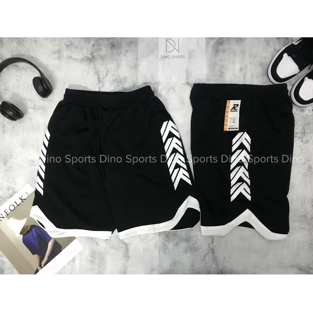 Quần đùi nam DINO SPORTS quần ngố nam dáng thể thao năng động trẻ trung có mix họa tiết