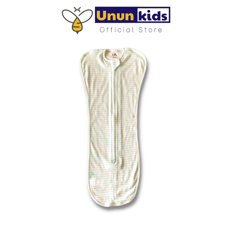 Nhộng Chũn Cho Bé Sơ Sinh, Quấn Chũn Giúp Bé Ngủ Ngon Tránh Giật Mình Chất Liệu Cotton Co Giãn - Unun Kids - NC001