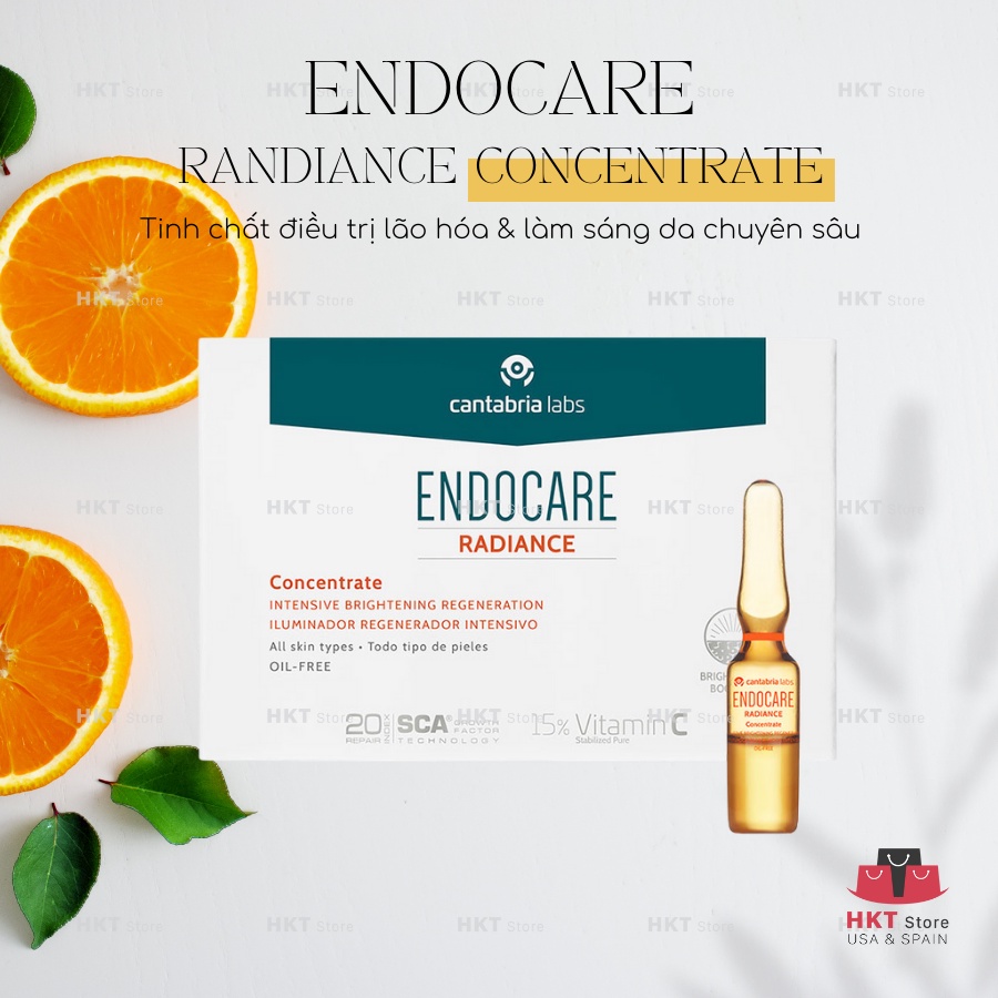 Endocare Radiance Concentrate Tinh chất chuyên sâu làm sáng da, phục hồi, tái tạo & chống lão hóa