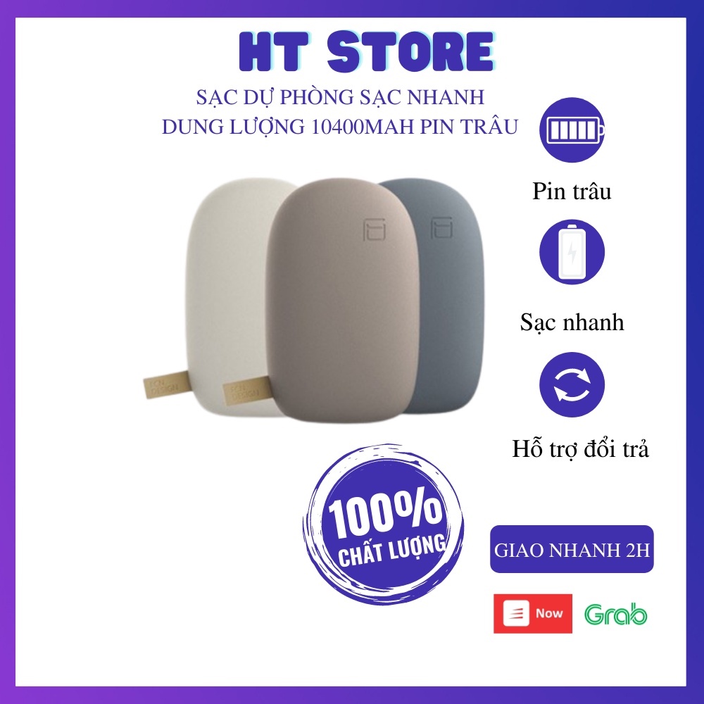 Sạc Dự Phòng Sạc Nhanh Dung Lượng 10400mah Hoạt Hình Nhỏ Gọn Sạc Nhanh Tiện Dụng