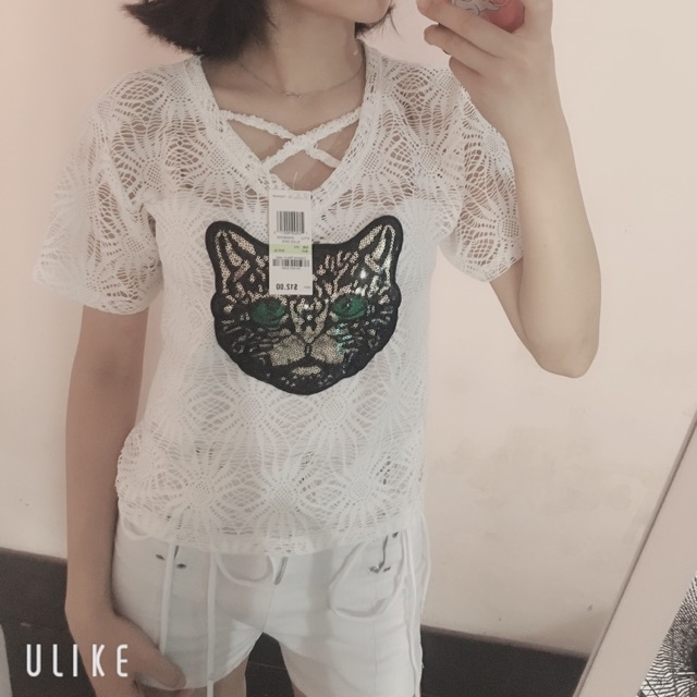 Áo lưới mèo kim sa🐱🐱🐱