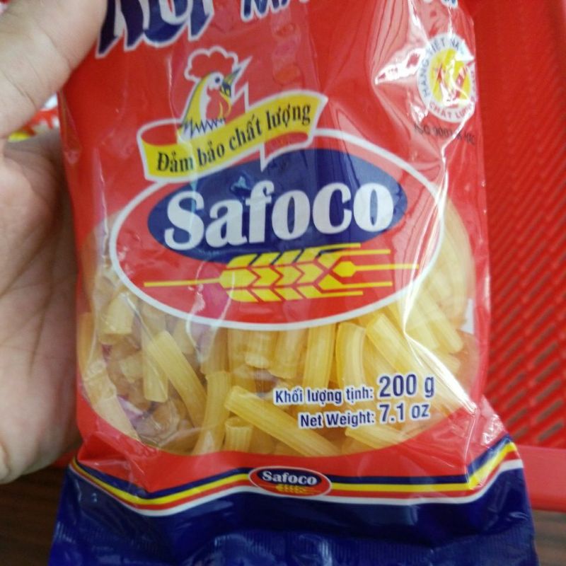 ( HÓC MÔN) Nui dài safoco 200g hạn sử dụng 11/10/2022