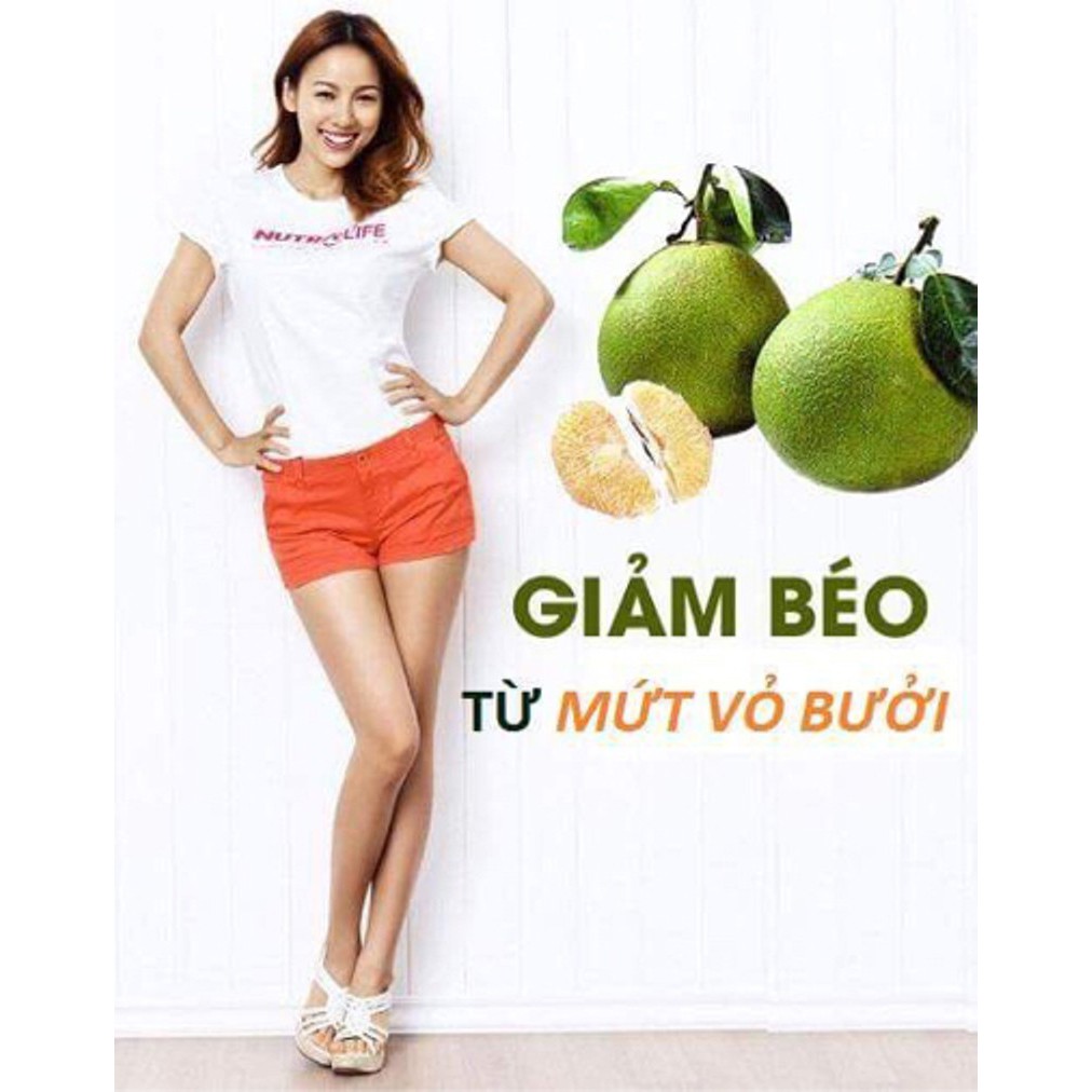 300g mứt vỏ bưởi sấy dẻo đường phèn tự nhiên không để hương