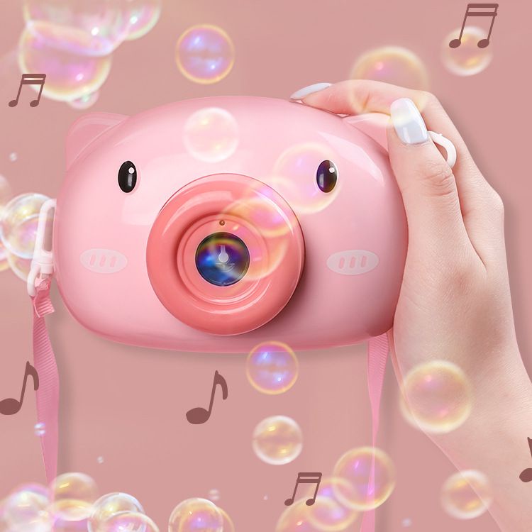 Đồ chơi Máy Ảnh Thổi Bong Bóng Hình Thú GT014 Siêu Đáng Yêu Cho Bé - TẶNG kèm tui 50 chun buộc tóc sieu xinh