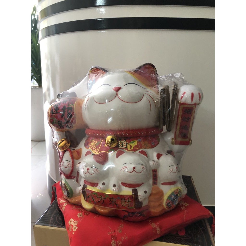mèo vẫy thần tài - Mèo đại phúc đại cát cao 30cm