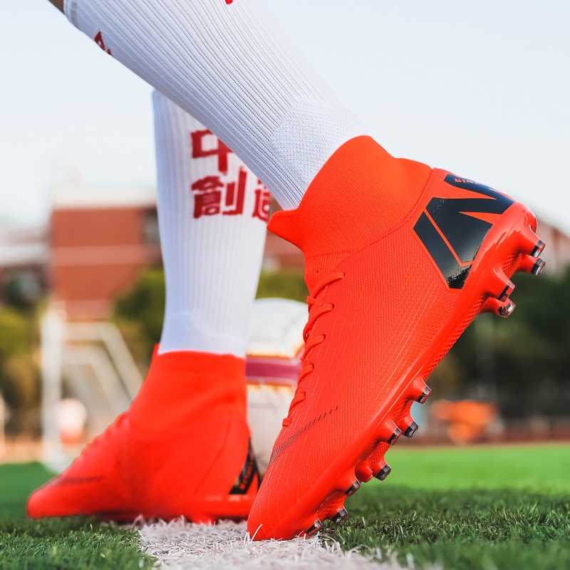 size：35-44 C Ronaldo Assassin12 Giày bóng đá cao cấp dành cho nam thanh niên  FG cao cấp, Giày Futsal nam trong nhà và ngoài trời cỏ nhân tạo