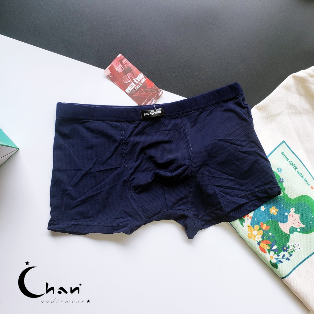 Quần sịp nam Boxer Sunwish quần lót đùi thông hơi thoáng khí-ChanUnderwear