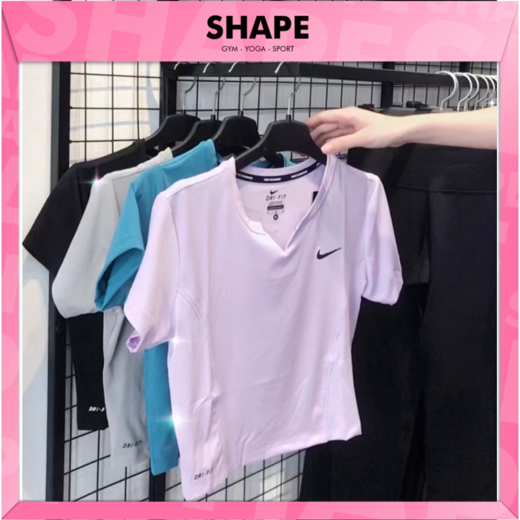 Áo croptop tập gym yoga nữ cổ V [C147]