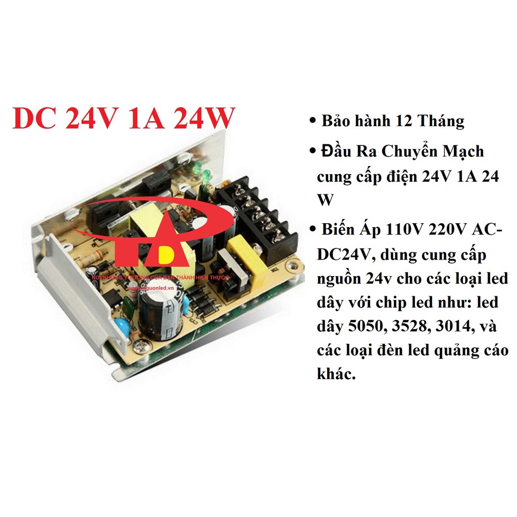 NGUỒN TỔ ONG 24V - 1A/2A/3A NÊN MUA - KHÔNG QUẠT LOẠI TỐT.