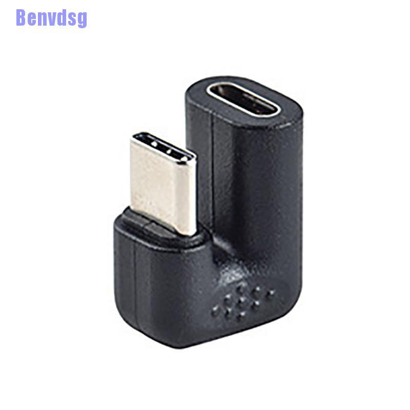 Đầu Chuyển Đổi USB 3.1 Type C Sang USB-C Góc Phải 180 Độ