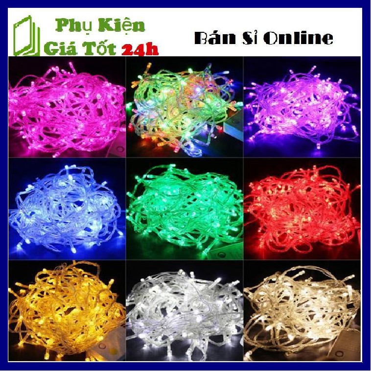 Dây Đèn Chớp Trang Trí Tự Động Đổi Màu (4.5M/ 1 Dây) Nhiều Màu