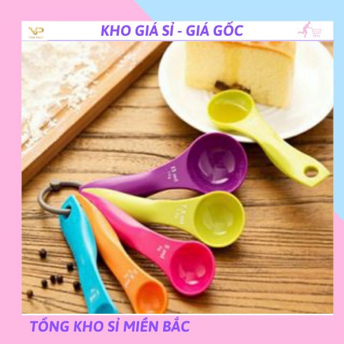 ❌GIÁ SỈ❌ Bộ thìa đong nhà bếp set 5 cái 2460