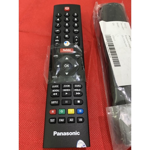 Remote điều khiển tivi Panasonic có giọng nói chính hãng, tích hợp nút YOUTUBE. Bảo hành 24 tháng