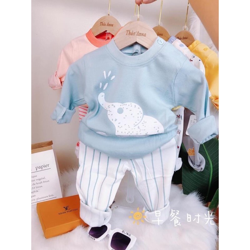 Bộ cotton Quảng Châu xuất Nhật nhiều mẫu (5-17kg)