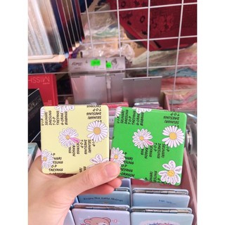 Gương mini 2 mặt hình vuông