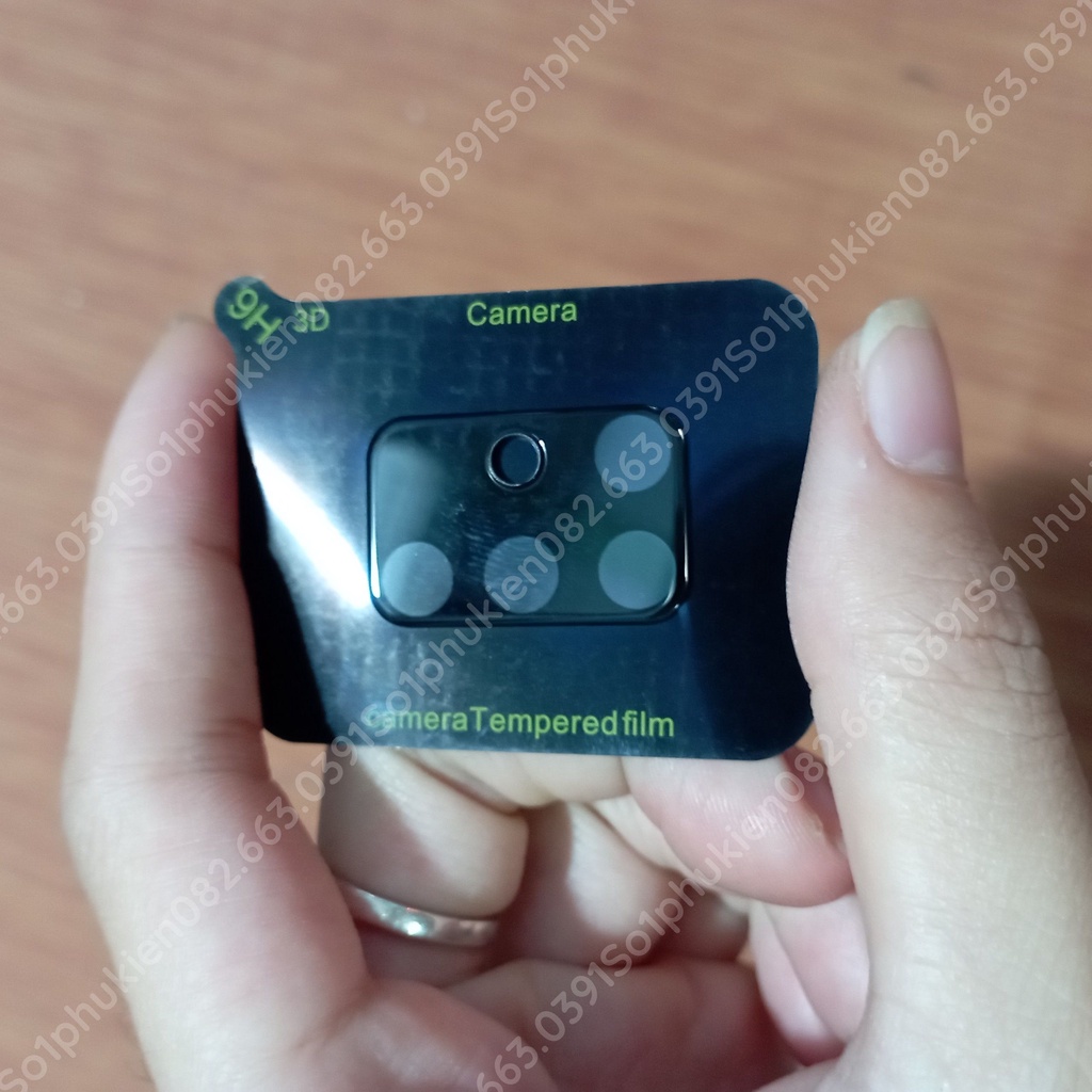 Kính cường lực camera đế đen Samsung A51 giúp bảo vệ cam chụp hình đẹp
