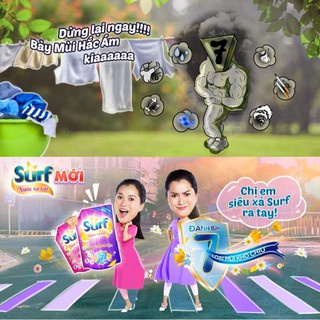 Nước xả vải Surf Hương cỏ hoa lôi cuốn Túi 750ML