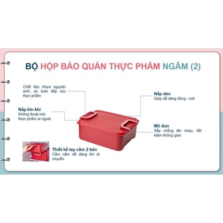 Bộ bảo quản thực phẩm ngâm Tupperware