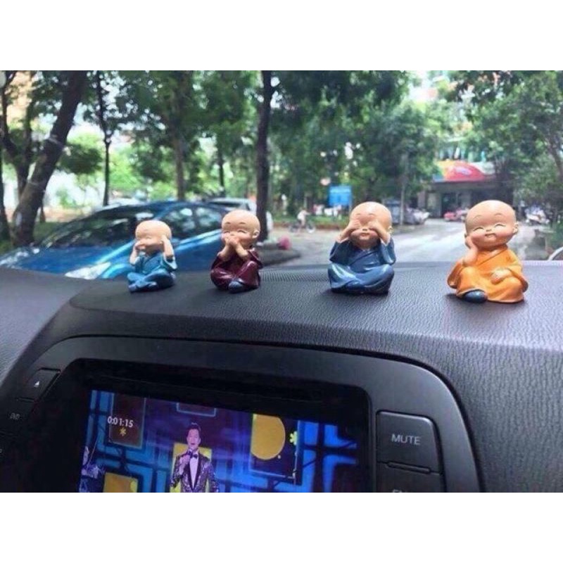 Set 4 Tượng Tứ Không Phong Thủy, Decor tiểu cảnh