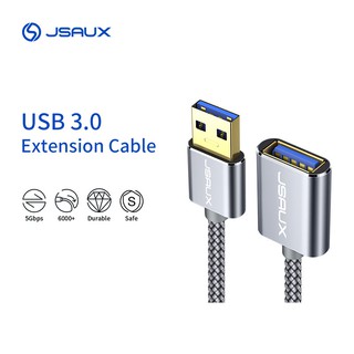 Dây Cáp Nối Dài Usb 3.0 JSAUX Dài 3M Chuyển Đổi Từ Đầu Cắm Usb A Sang Ổ Cắm Usb A