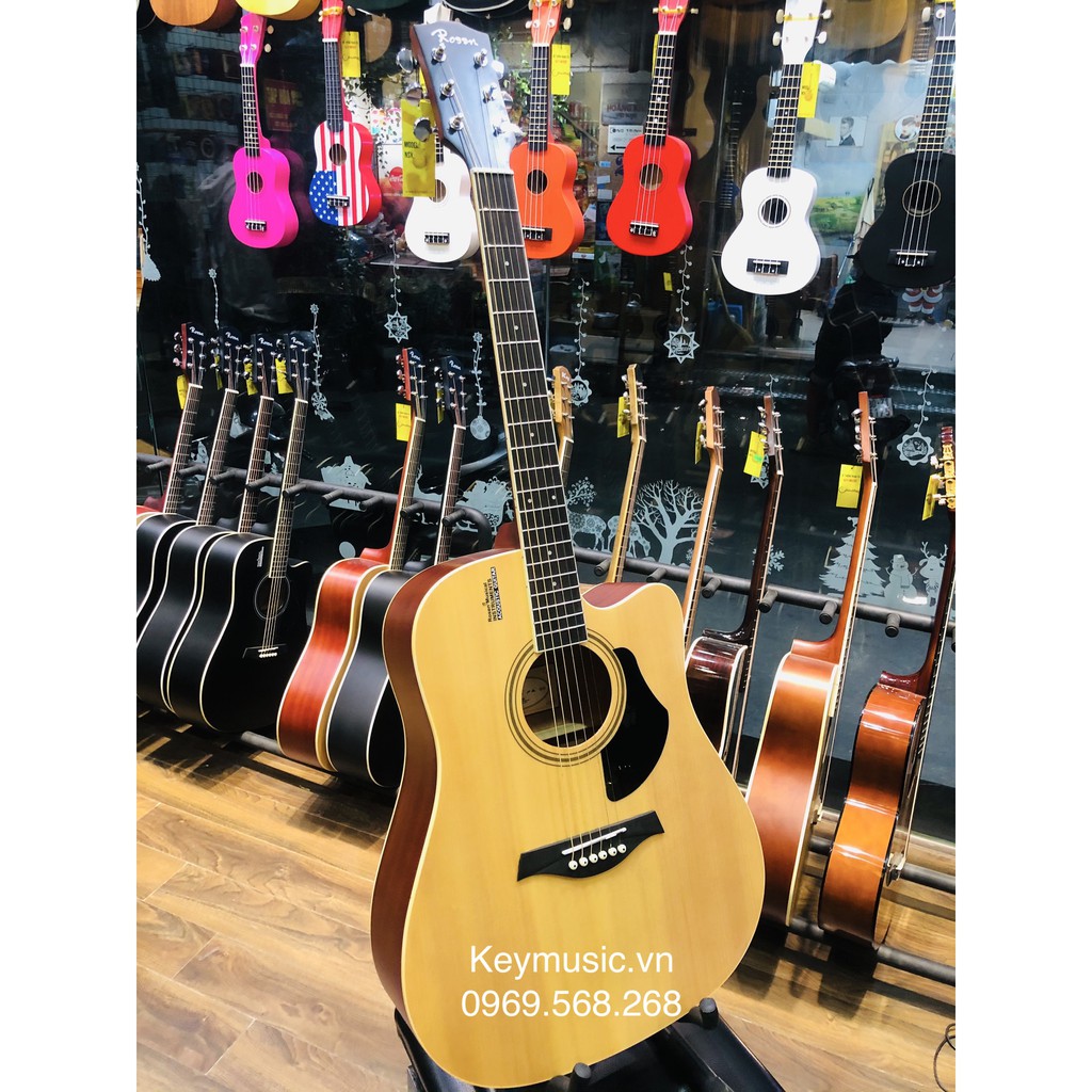 [SALE] ĐÀN GUITAR ACOUSTIC ROSEN G11 CHÍNH HÃNG/ ĐÀN GIÁ RẺ/ ĐÀN CHO NGƯỜI MỚI/ ĐÀN ROSEN/ ROSEN/ KEYMUSIC