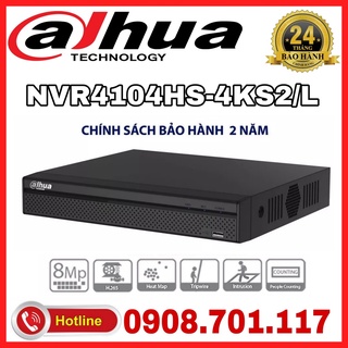 Đầu ghi hình camera ip 4 kênh dahua dhi-nvr4104hs-4ks2/l