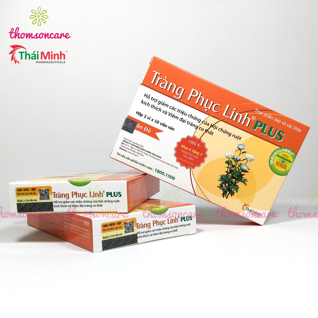 Tràng Phục Linh Plus - hỗ trợ đại tràng - Mua 6 tặng 1 bằng tem tích điểm