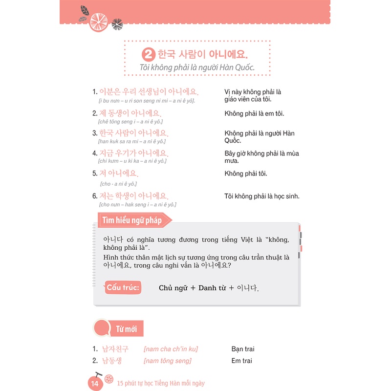 Sách 15 Phút Tự Học Tiếng Hàn Mỗi Ngày