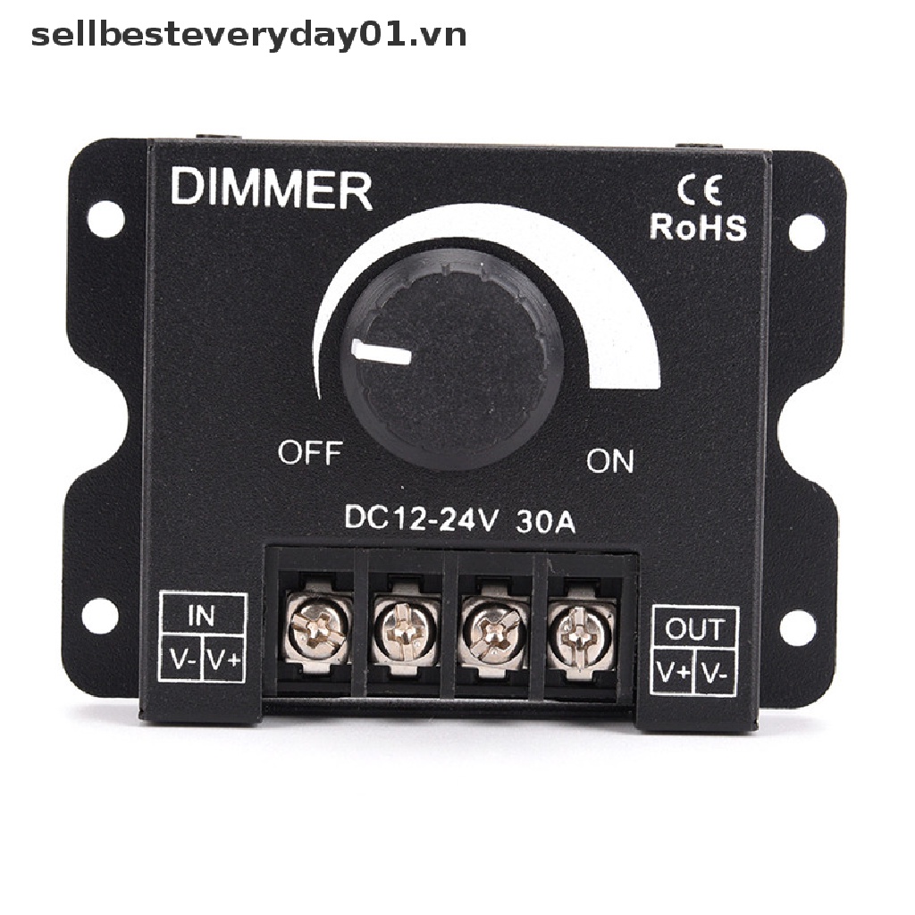 Thiết bị công tắc điều chỉnh độ sáng đèn LED 30A DC 12V 24V 360W