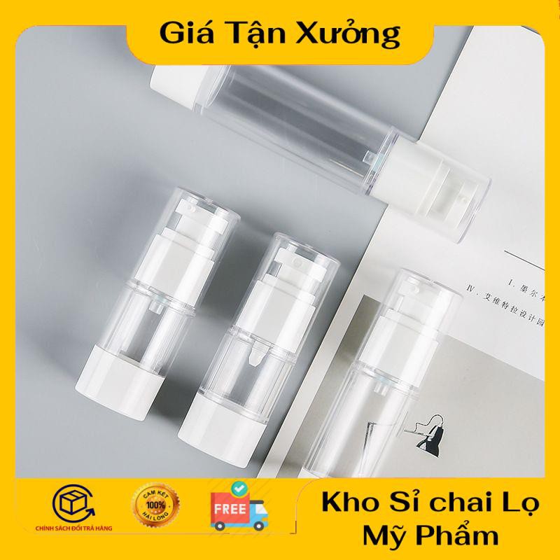 Chai Chiết Mĩ Phẩm ❤ TRÙM SỈ ❤ Chai hút chân không 15ml,30ml,50ml,100ml đựng mỹ phẩm, serum , phụ kiện du lịch